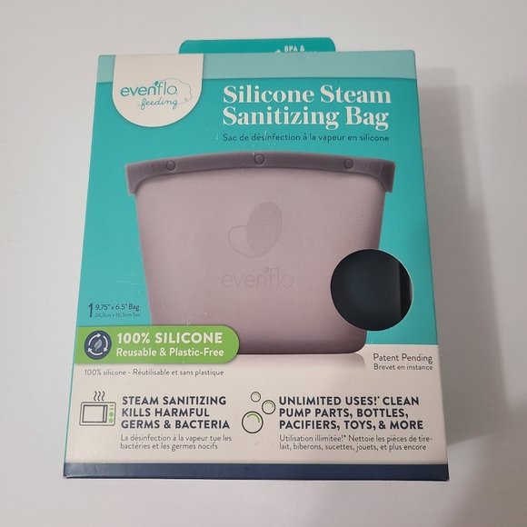 Evenflo Silicone Steam Sanitizing Bag - Picture 1 of 7